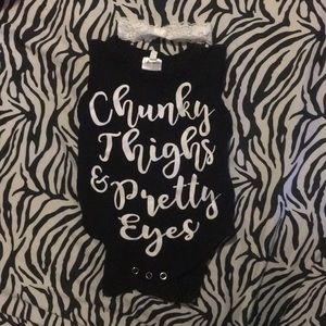 Baby girl onesie w bow